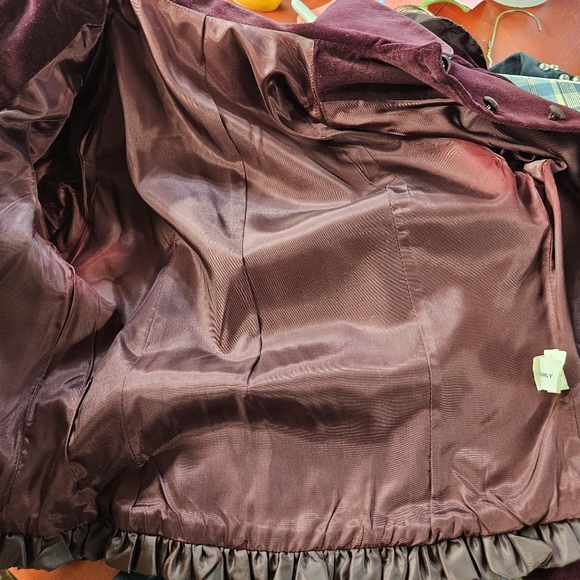 Vintage 70's wine Blazer & Skirt - Picture 13 of 15